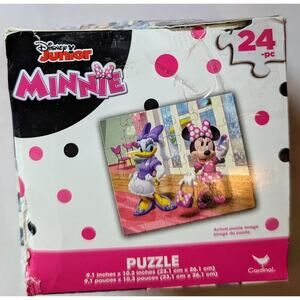 New Disney Junior Minnie 24 Piece Jigsaw Puzzles 9.1x10.3 NEW
